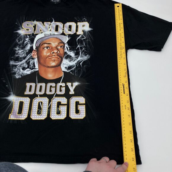 Dogg Supply Snoop Doggy Dogg Black Smoke Rising Graphic T-Shirt sz Large Rapper - Picture 8 of 8